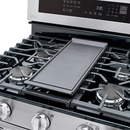 5.8 cu ft. Smart Wi-Fi Enabled True Convection InstaView™ Gas Ranges with Air Fry LRGL5825F