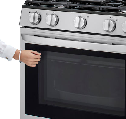 5.8 cu ft. Smart Wi-Fi Enabled True Convection InstaView™ Gas Ranges with Air Fry LRGL5825F