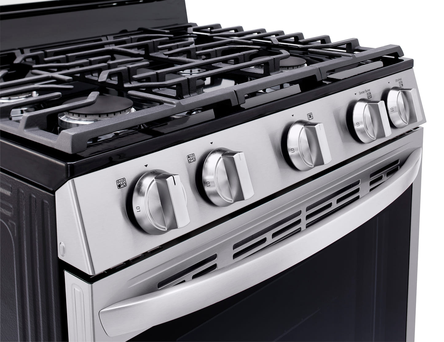 5.8 cu ft. Smart Wi-Fi Enabled True Convection InstaView™ Gas Ranges with Air Fry LRGL5825F