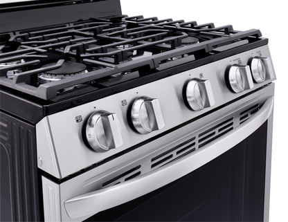 5.8 cu ft. Smart Wi-Fi Enabled True Convection InstaView™ Gas Ranges with Air Fry LRGL5825F