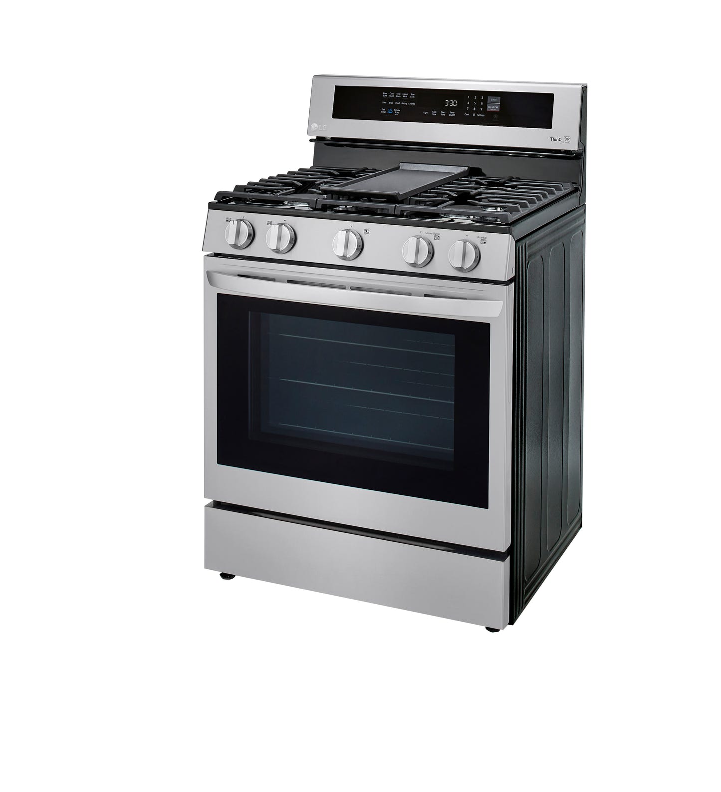 5.8 cu ft. Smart Wi-Fi Enabled True Convection InstaView™ Gas Ranges with Air Fry LRGL5825F