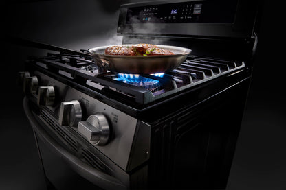 5.8 cu ft. Smart Wi-Fi Enabled True Convection InstaView™ Gas Ranges with Air Fry LRGL5825F