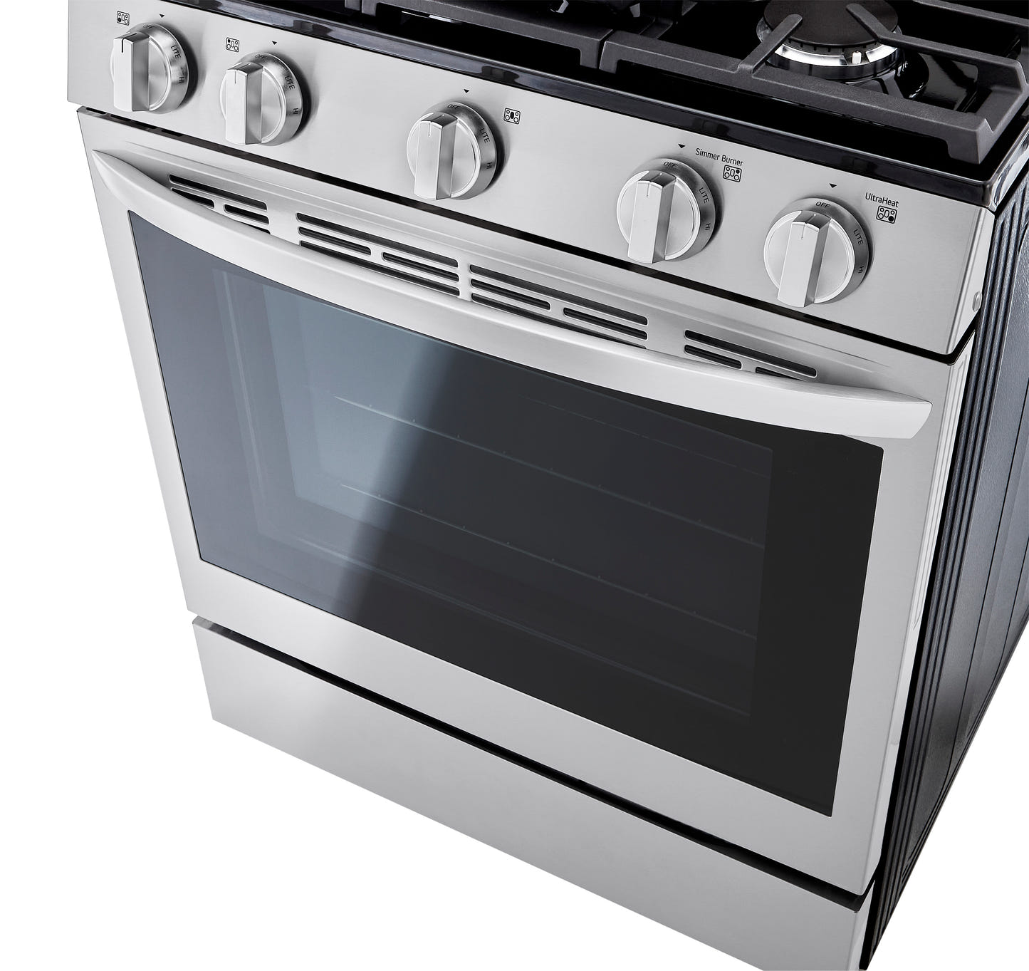 5.8 cu ft. Smart Wi-Fi Enabled True Convection InstaView™ Gas Ranges with Air Fry LRGL5825F
