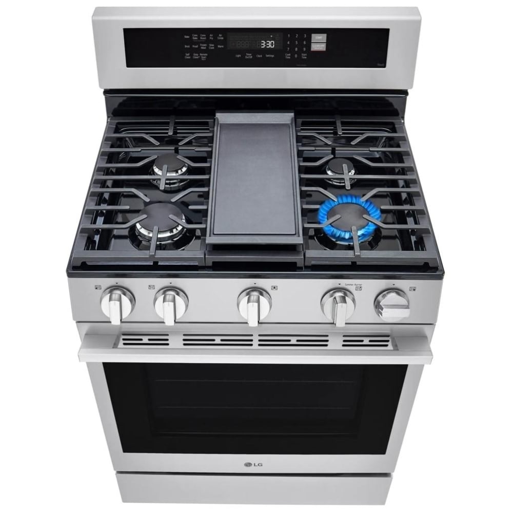 LG LRGN6325X Gas Range, 30" Width, 6.3 Cu. Ft Capacity, 20K BTU