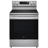 LG LRIN6323YE Induction Range, 6.3 cu. ft. Capacity, 30 inch Exterior Width, Convection, 4 Burners, Storage Drawer, Air Fry, Self Clean, 3,900 W Highest Element, Stainless Steel colour, EasyClean®, InstaView® Window, Probake Convection®, ThinQ® Technology