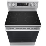 LG LRIN6323YE Induction Range, 6.3 cu. ft. Capacity, 30 inch Exterior Width, Convection, 4 Burners, Storage Drawer, Air Fry, Self Clean, 3,900 W Highest Element, Stainless Steel colour, EasyClean®, InstaView® Window, Probake Convection®, ThinQ® Technology