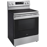 LG LRIN6323YE Induction Range, 6.3 cu. ft. Capacity, 30 inch Exterior Width, Convection, 4 Burners, Storage Drawer, Air Fry, Self Clean, 3,900 W Highest Element, Stainless Steel colour, EasyClean®, InstaView® Window, Probake Convection®, ThinQ® Technology