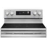 LG LRIN6323YE Induction Range, 6.3 cu. ft. Capacity, 30 inch Exterior Width, Convection, 4 Burners, Storage Drawer, Air Fry, Self Clean, 3,900 W Highest Element, Stainless Steel colour, EasyClean®, InstaView® Window, Probake Convection®, ThinQ® Technology
