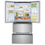 LG LRMNC1803S Counter Depth French Door Refrigerator, 33 inch Width, 19 cu. ft. Capacity, Counter Depth, ENERGY STAR Certified, Stainless Steel colour