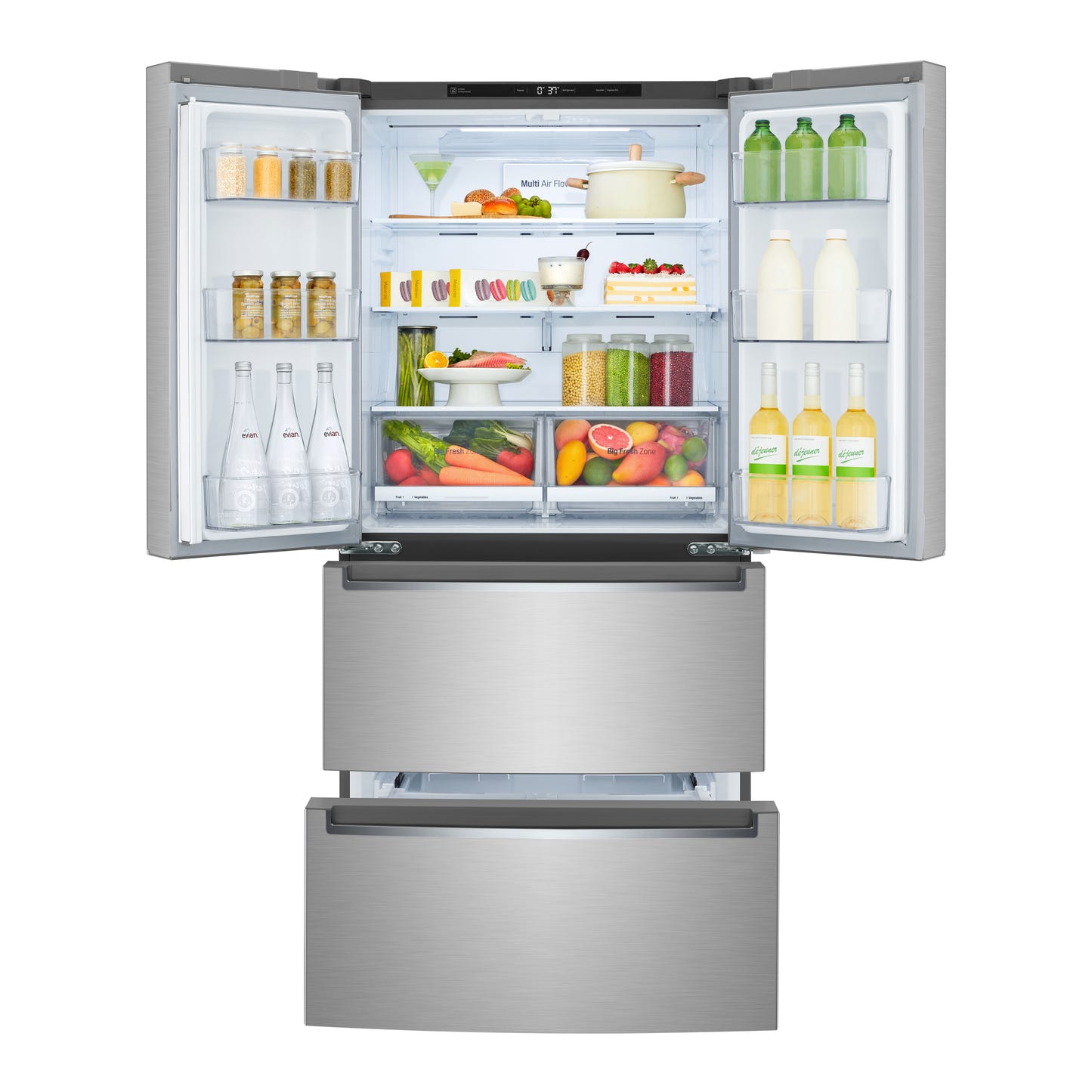 LG LRMNC1803S Counter Depth French Door Refrigerator