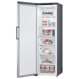 LG LROFC1104V Upright Freezer, 24 inch Width, 11.4 cu. ft. Capacity, Frost Free, Reversible Door, Interior Light (Freezer), Platinum Silver colour