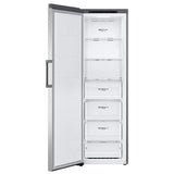 LG LROFC1104V Upright Freezer, 24 inch Width, 11.4 cu. ft. Capacity, Frost Free, Reversible Door, Interior Light (Freezer), Platinum Silver colour