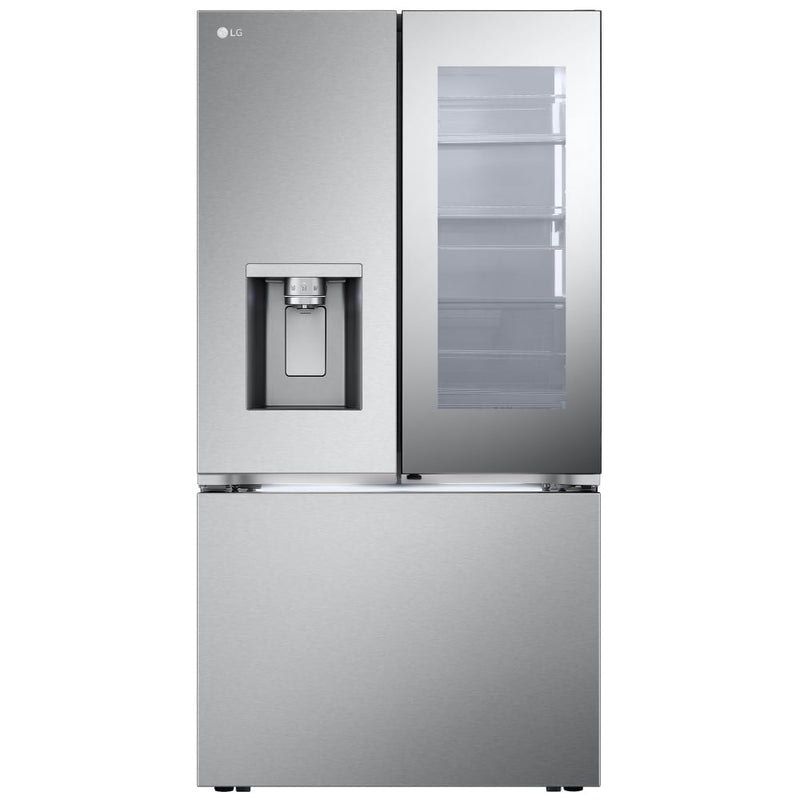 LG LRYKC2606S Counter Depth French Door Refrigerator, 36 inch Width, 25.5 cu. ft. Capacity, Counter Depth, Water Dispenser (Exterior), Ice Dispenser (Thru Door), ENERGY STAR Certified, Stainless Steel colour