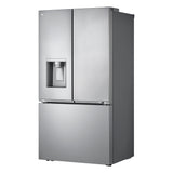 LG LRYXC2606S Counter Depth French Door Refrigerator Left Angle View