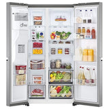 LG LS23C4230V Side by Side Counter Depth Refrigerator, 36 inch Width, Counter Depth, Ice Dispenser (Thru Door), Water Dispenser (Exterior), ENERGY STAR Certified, 23 cu. ft. Capacity, Stainless Steel colour