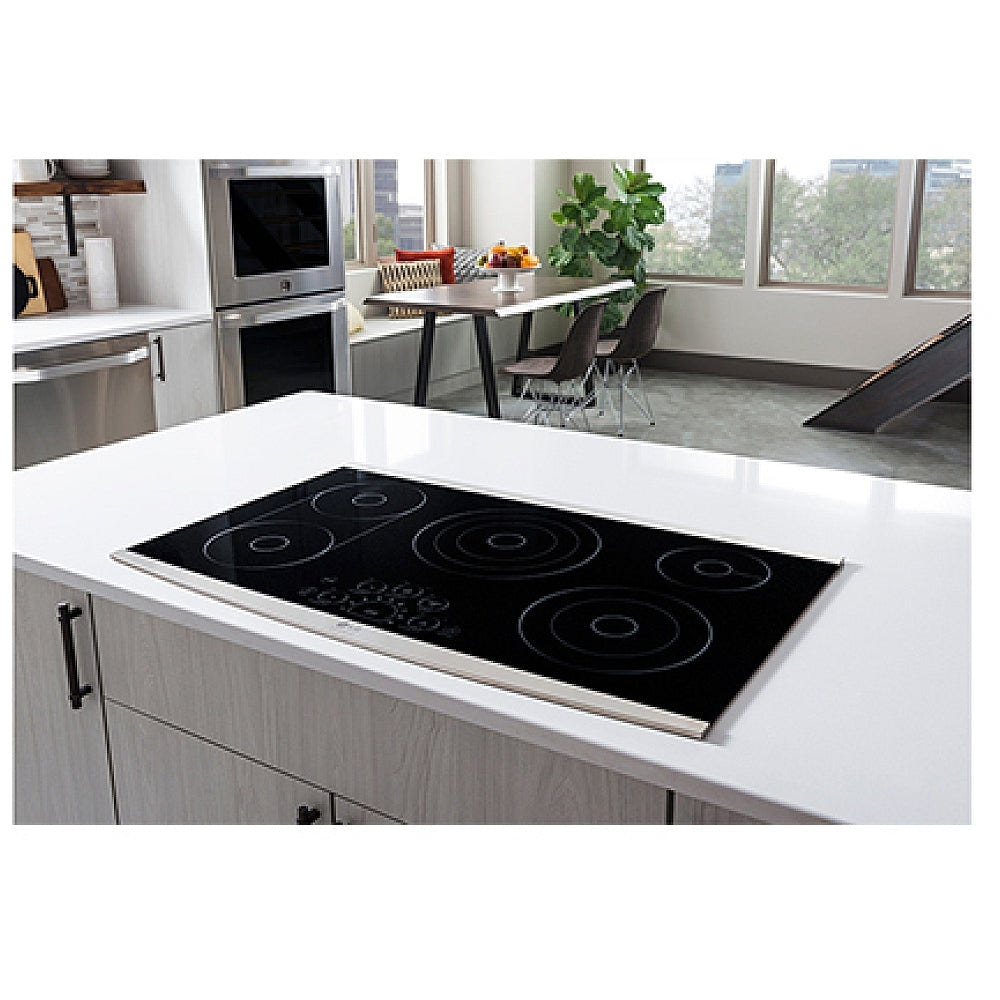 LG Studio 30" Electric Cooktop with Warming Zone and SmoothTouch LSCE305ST