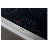 LG Studio LSCE305ST Electric Cooktop, 30 inch Exterior Width, 5 Burners, 3,000 W Highest Element, Stainless Steel colour