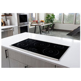 LG Studio LSCE305ST Electric Cooktop, 30 inch Exterior Width, 5 Burners, 3,000 W Highest Element, Stainless Steel colour