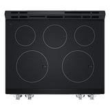 LG 6.3 cu. ft. Smart Wi-Fi Enabled Electric Slide-in Range with EasyClean® LSEL6331F cooktop view