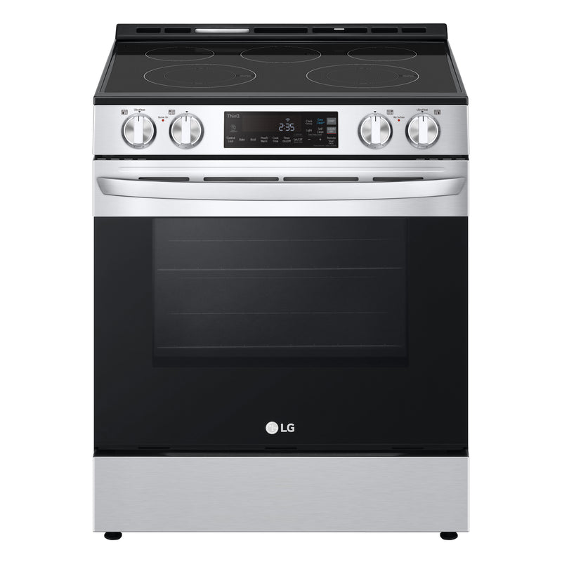 LG LSEL6331F Electric Range, 6.3 cu. ft. Capacity, 30 inch Exterior Width, 5 Burners, Storage Drawer, Self Clean, 3,200 W Highest Element, Stainless Steel colour