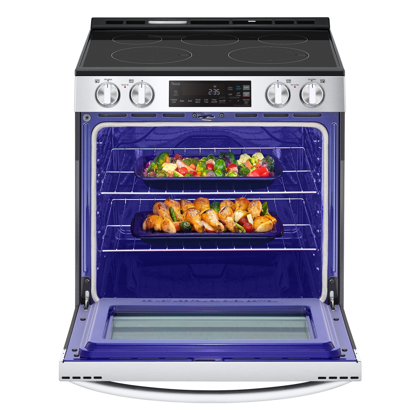 6.3 cu ft. Smart Wi-Fi Enabled Electric Slide-in Ranges with EasyClean® LSEL6331F