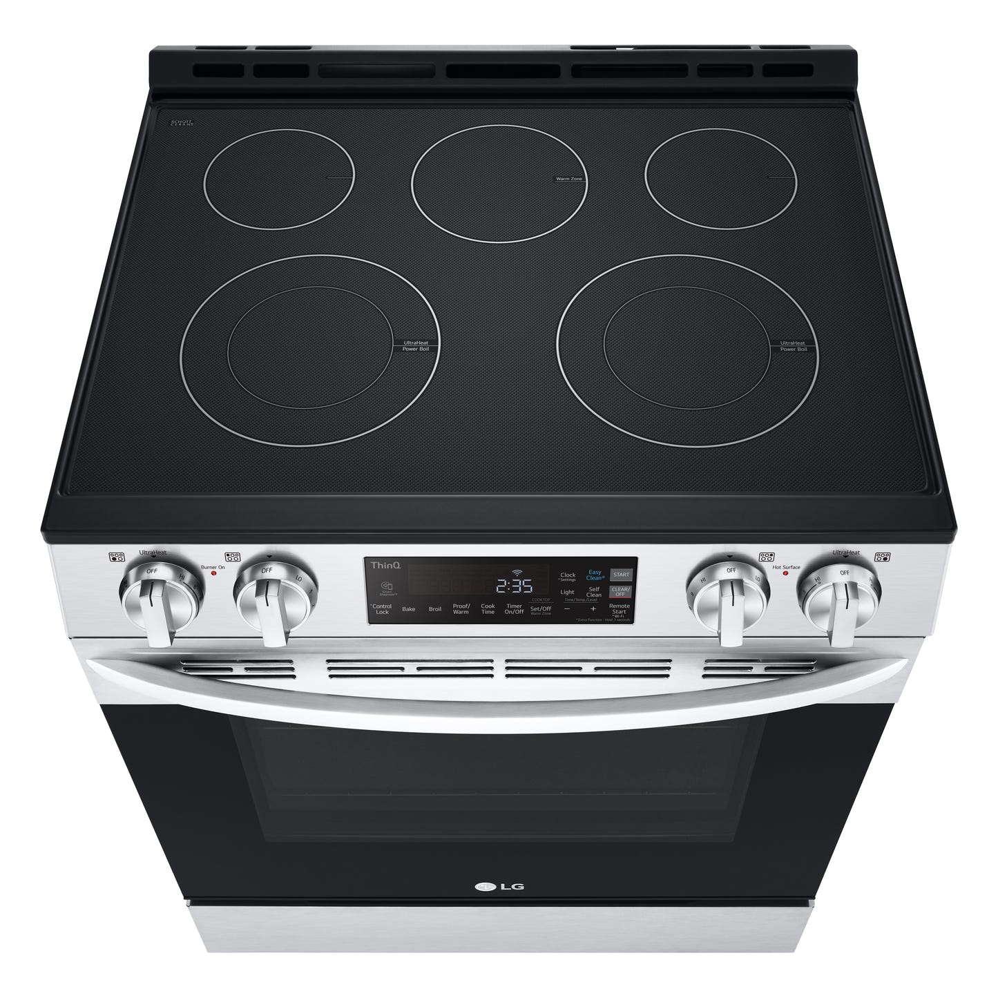6.3 cu ft. Smart Wi-Fi Enabled Electric Slide-in Ranges with EasyClean® LSEL6331F