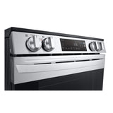 LG 6.3 cu. ft. Smart Wi-Fi Enabled Electric Slide-in Range with EasyClean® LSEL6331F knobs view