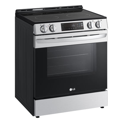 6.3 cu ft. Smart Wi-Fi Enabled Electric Slide-in Ranges with EasyClean® LSEL6331F