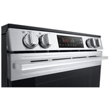 LG LSEL6331XE Electric Range, 6.3 cu. ft. Capacity, 30 inch Exterior Width, 5 Burners, Storage Drawer, Steam & Self Clean, 3,200 W Highest Element, Stainless Steel colour, EasyClean®, PrintProof® Stainless Steel, SmartDiagnosis™, SmoothTouch®, ThinQ Care™