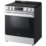 LG LSEL6331XE Electric Range, 6.3 cu. ft. Capacity, 30 inch Exterior Width, 5 Burners, Storage Drawer, Steam & Self Clean, 3,200 W Highest Element, Stainless Steel colour, EasyClean®, PrintProof® Stainless Steel, SmartDiagnosis™, SmoothTouch®, ThinQ Care™