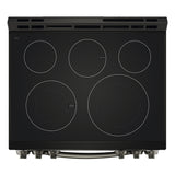 LG 6.3 cu. ft. Smart Wi-Fi Enabled Fan Convection Electric Slide-in Range with Air Fry & EasyClean® LSEL6333D cooktop view