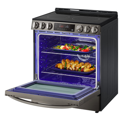 6.3 cu ft. Smart Wi-Fi Enabled Fan Convection Electric Slide-in Ranges with Air Fry & EasyClean® LSEL6333D