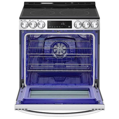 LG 6.3 cu. ft. Smart Wi-Fi Enabled Fan Convection Electric Slide-in Range with Air Fry & EasyClean® LSEL6333F