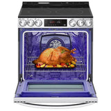 LG 6.3 cu. ft. Smart Wi-Fi Enabled Fan Convection Electric Slide-in Range with Air Fry & EasyClean® LSEL6333F