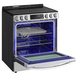LG 6.3 cu. ft. Smart Wi-Fi Enabled Fan Convection Electric Slide-in Range with Air Fry & EasyClean® LSEL6333F