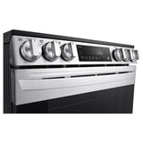 LG 6.3 cu. ft. Smart Wi-Fi Enabled Fan Convection Electric Slide-in Range with Air Fry & EasyClean® LSEL6333F