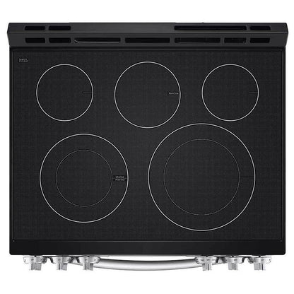 LG 6.3 cu. ft. Smart Wi-Fi Enabled Fan Convection Electric Slide-in Range with Air Fry & EasyClean® LSEL6333F