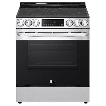LG 6.3 cu. ft. Smart Wi-Fi Enabled Fan Convection Electric Slide-in Range with Air Fry & EasyClean® LSEL6333F