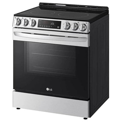 LG 6.3 cu. ft. Smart Wi-Fi Enabled Fan Convection Electric Slide-in Range with Air Fry & EasyClean® LSEL6333F