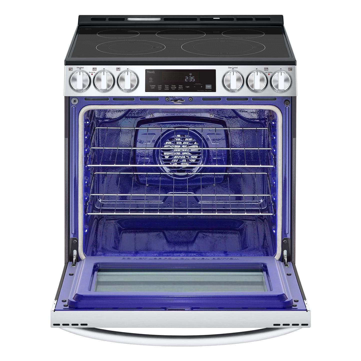 6.3 cu ft. Smart Wi-Fi Enabled Fan Convection Electric Slide-in Ranges with Air Fry & EasyClean® LSEL6333F