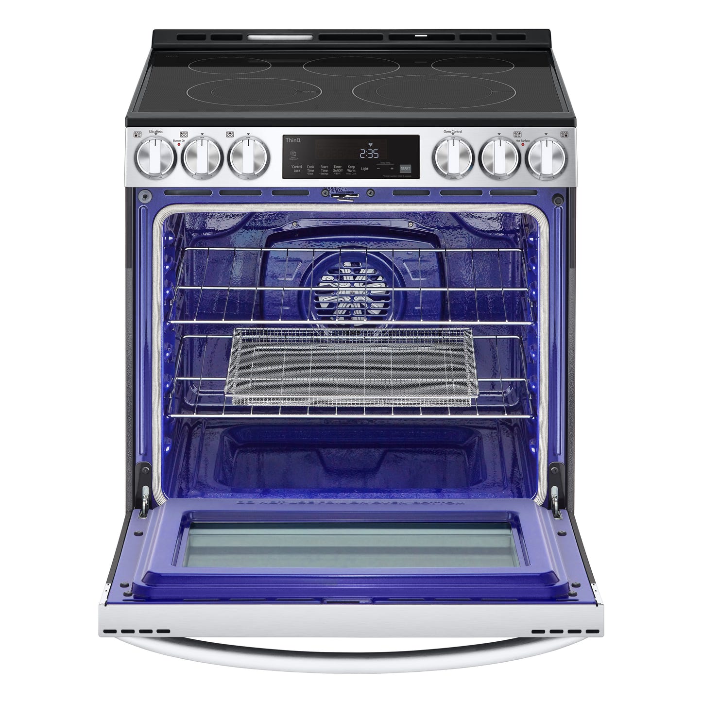 6.3 cu ft. Smart Wi-Fi Enabled Fan Convection Electric Slide-in Ranges with Air Fry & EasyClean® LSEL6333F