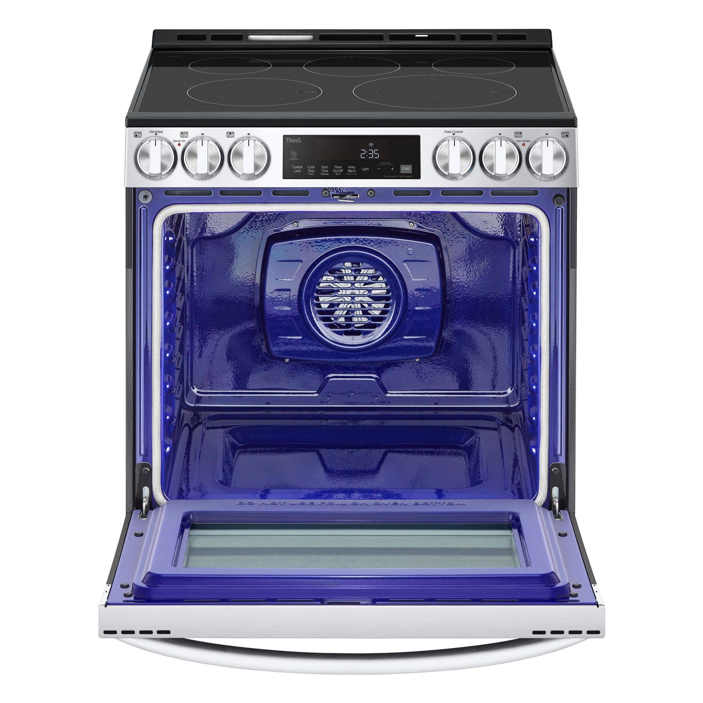 6.3 cu ft. Smart Wi-Fi Enabled Fan Convection Electric Slide-in Ranges with Air Fry & EasyClean® LSEL6333F