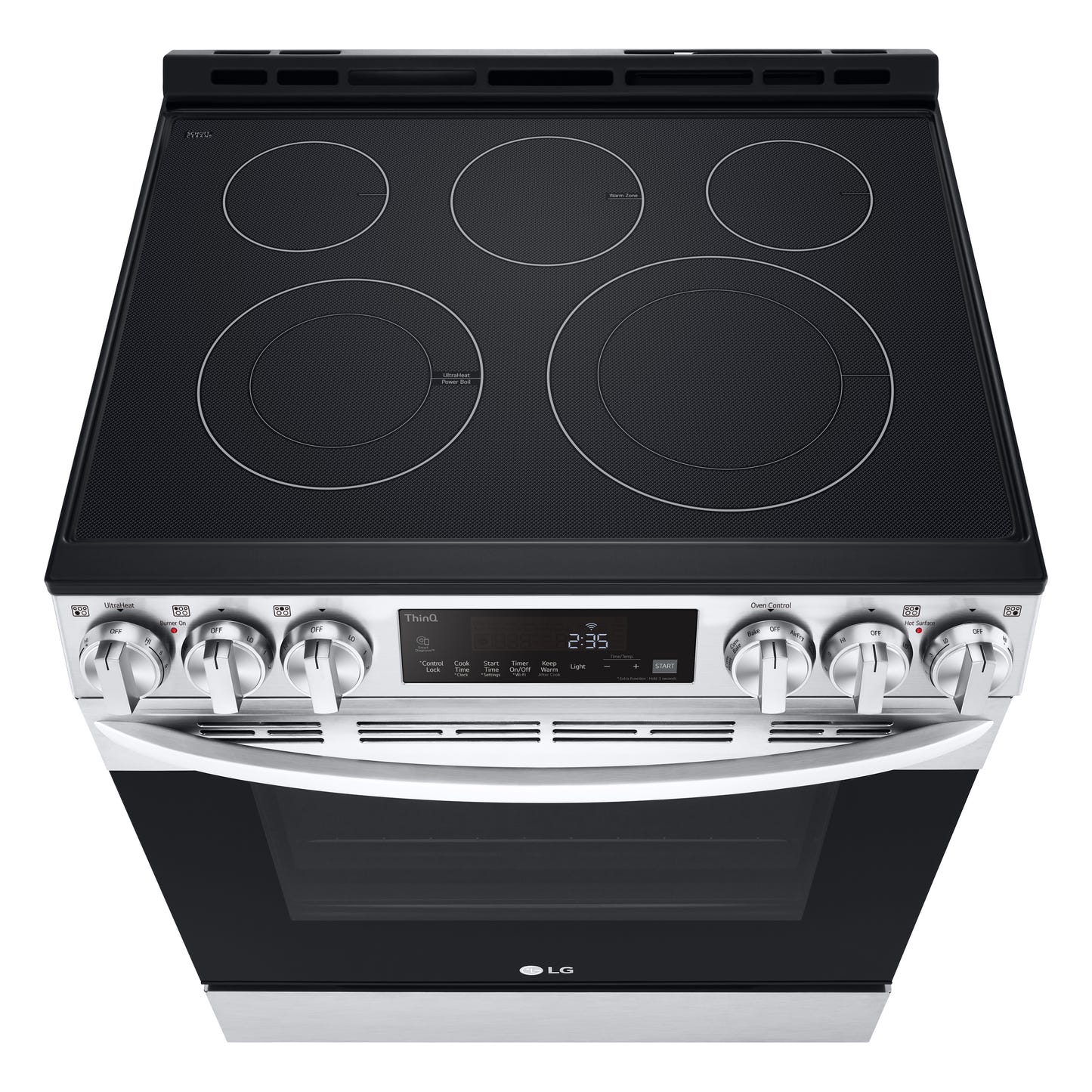 6.3 cu ft. Smart Wi-Fi Enabled Fan Convection Electric Slide-in Ranges with Air Fry & EasyClean® LSEL6333F