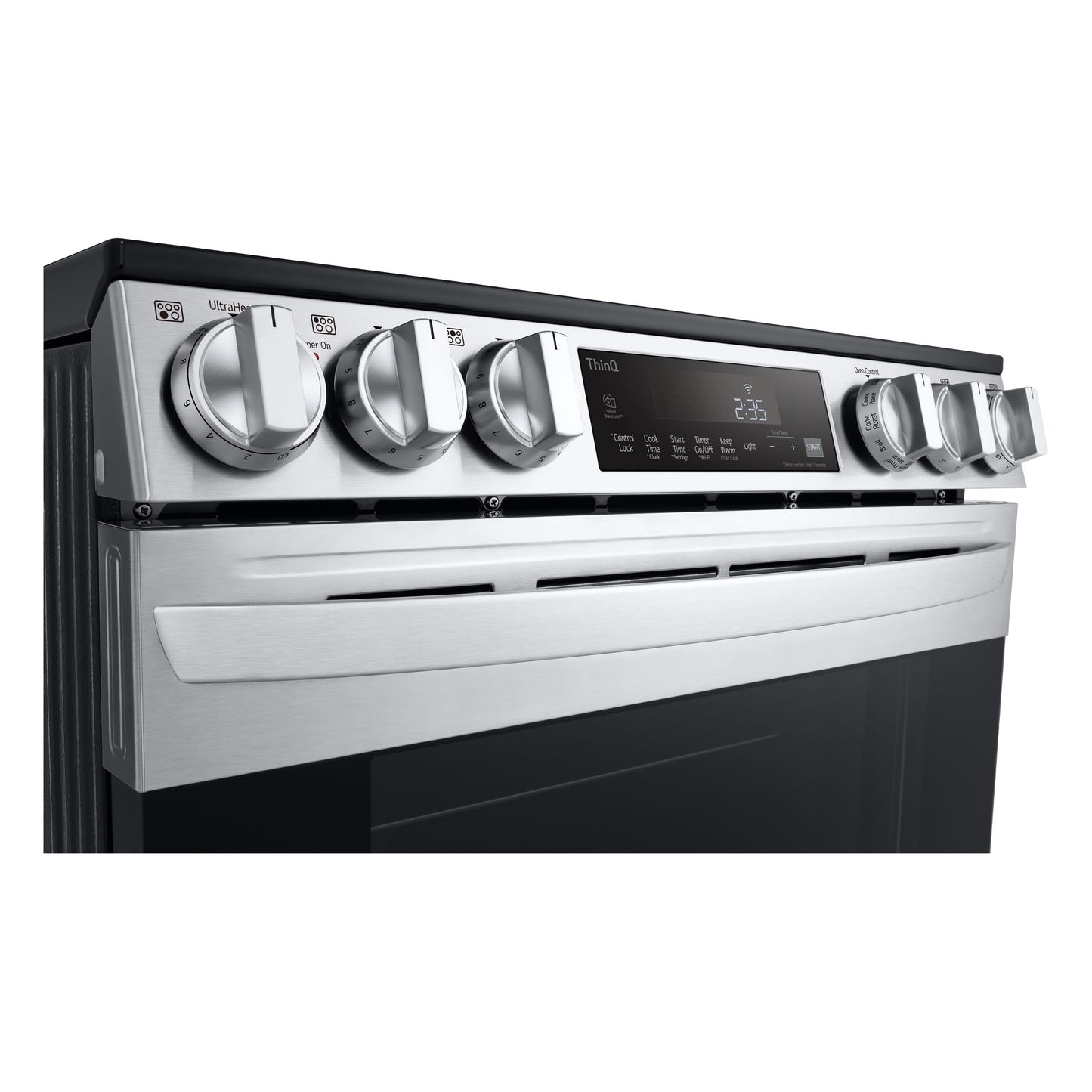 6.3 cu ft. Smart Wi-Fi Enabled Fan Convection Electric Slide-in Ranges with Air Fry & EasyClean® LSEL6333F