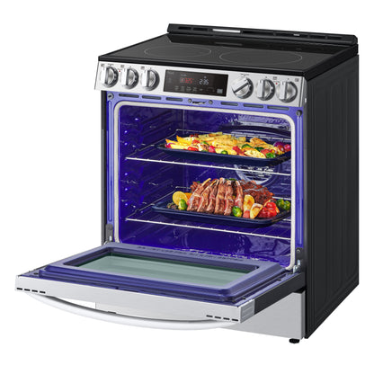6.3 cu ft. Smart Wi-Fi Enabled Fan Convection Electric Slide-in Ranges with Air Fry & EasyClean® LSEL6333F