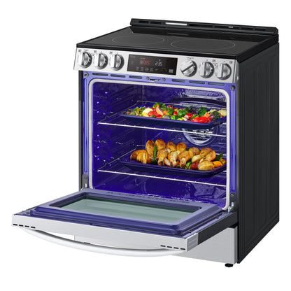 6.3 cu ft. Smart Wi-Fi Enabled Fan Convection Electric Slide-in Ranges with Air Fry & EasyClean® LSEL6333F