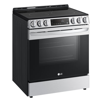 6.3 cu ft. Smart Wi-Fi Enabled Fan Convection Electric Slide-in Ranges with Air Fry & EasyClean® LSEL6333F