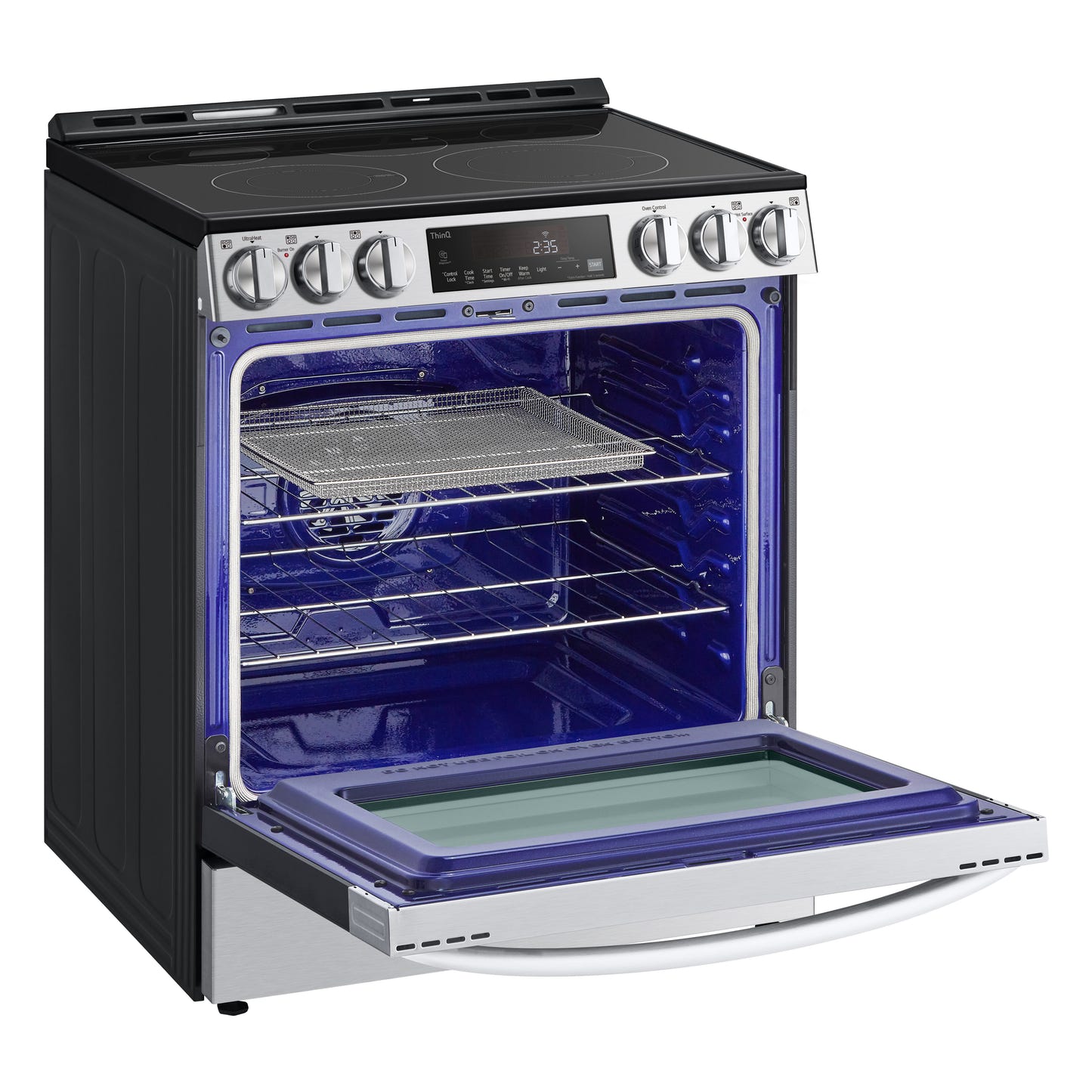 6.3 cu ft. Smart Wi-Fi Enabled Fan Convection Electric Slide-in Ranges with Air Fry & EasyClean® LSEL6333F