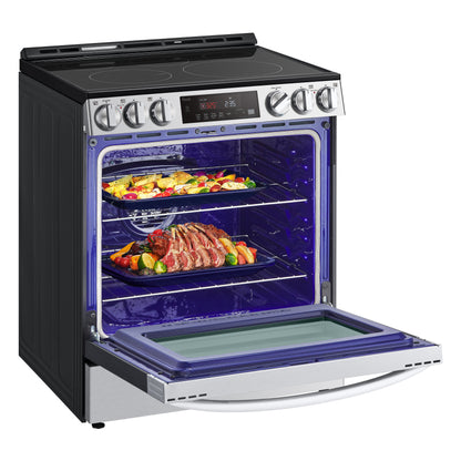 6.3 cu ft. Smart Wi-Fi Enabled Fan Convection Electric Slide-in Ranges with Air Fry & EasyClean® LSEL6333F