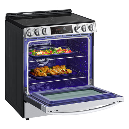 6.3 cu ft. Smart Wi-Fi Enabled Fan Convection Electric Slide-in Ranges with Air Fry & EasyClean® LSEL6333F
